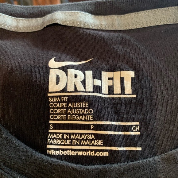 Nike DriFit Just Do It Black Short Sleeve T Shirt - Picture 4 of 7